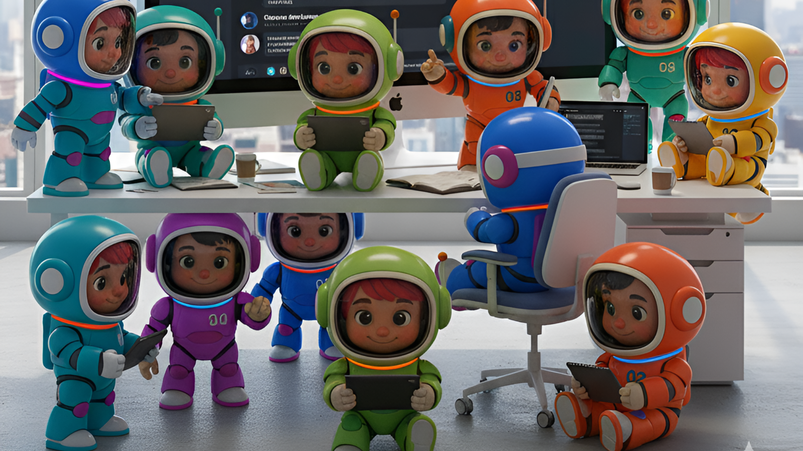 Abstract dark blue and purple image representing speed and efficiency